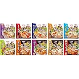 【Amazon.co.jp限定】 エバラ プチッと鍋 アソート 10種 10袋入り【寄せ鍋・キムチ鍋・ちゃんこ鍋・担々ごま鍋・あさりとホタテの旨塩鍋 ・濃厚みそ鍋・スープカレー鍋・豆乳ごま鍋・とんこつしょうゆ鍋・地鶏だしゆず塩鍋】【セット買い】