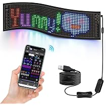 Amazon.co.jp: JINS&VICO LED電光掲示板 曲げ可能 LED看板 RGB 
