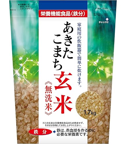 Amazon.co.jp: 大潟村あきたこまち生産者協会 あきたこまち 玄米鉄分