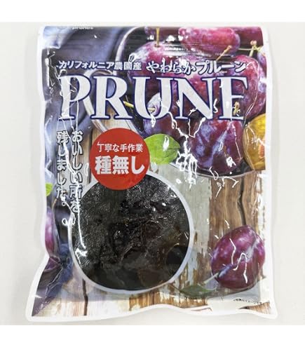 Amazon.co.jp: 無添加 カリフォルニア農園産ソフトプルーン500g 株式