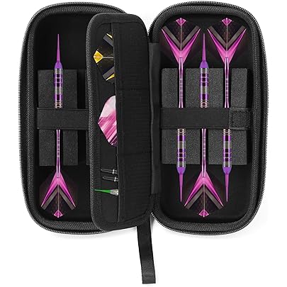 Amazon.co.jp: 6本のスチールチップとソフトチップダーツ用のGWCASE