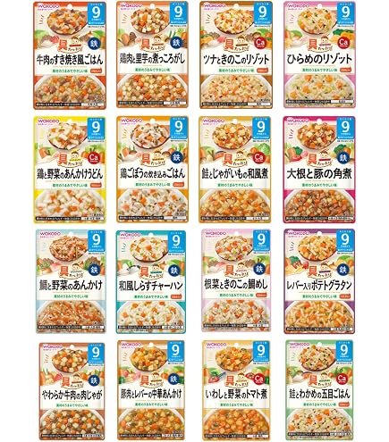 Amazon | 離乳食 7ヶ月セット 具たっぷり/キューピーベビーフード 15種