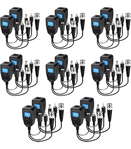 Analog Camera Bnc Connector InstallerCCTV Passive Video Balun BNC