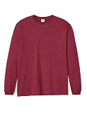 5.6oz ロングスリーブTシャツ (1.6インチリブ) 501101 バーガンディ 2XL