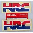 HONDA - HRC（ホンダレーシングコーポレーション）デカールステッカーバッジ - 長さ85mm x 高さ30mm 2枚。