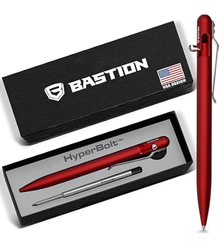 Amazon | BASTION® ラグジュアリーボルトアクションペン、軽量EDCペン