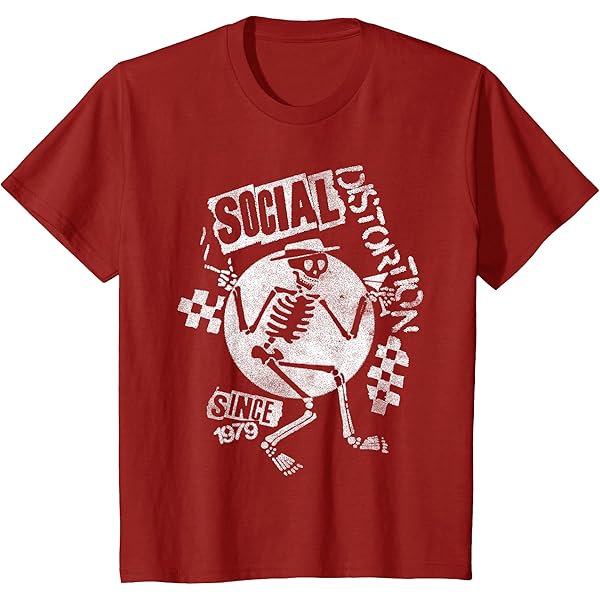 Amazon | 公式ソーシャルディストーションスケリー Tシャツ | Tシャツ