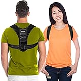 Skordia posture corrector for men and women - fully adjustable back straightener - Neck, shoulder, spine and clavical pain re