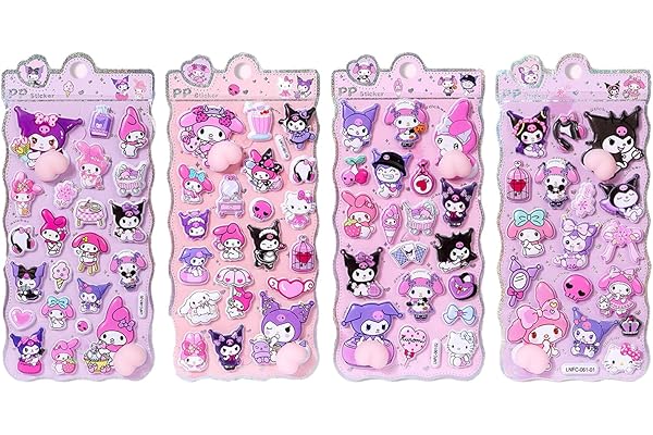 Minarena おしりぷにぷにシール 4セット おしり 立体ぷっくり触感 お尻シールぷにぷに 手芸用品 DIY用 手帳用 ノート・スマホ・ウォーターボトル装飾用 貼り付け可能 子供 女の子 贈り物 (B) [並行輸入品]