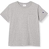 [チャンピオン] Tシャツ キッズ 半袖 丸首 綿100% バインダーネック ショートスリーブポケットTシャツ ベーシック CK-Z303/CK-T303