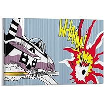ロイ リキテンスタイン「WHAAM！」ワーム！リトグラフ ポスター ２枚組 ロイ リキテンスタイン「WHAAM！」ワーム！リトグラフ ポスター