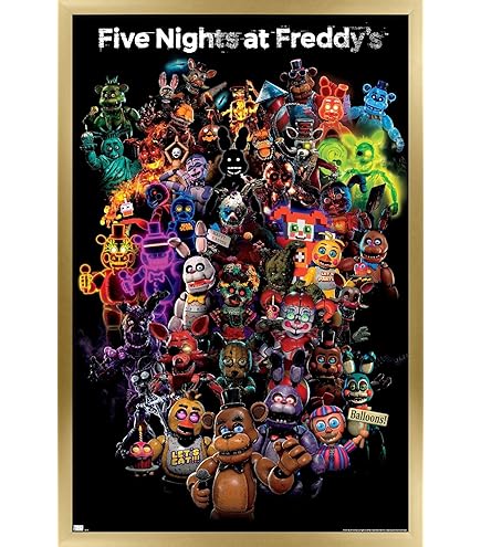 FNAF Five Nights at Freddy's フィギュア　ポスター Amazon.co.jp: Trends International Five Nights at Freddy's