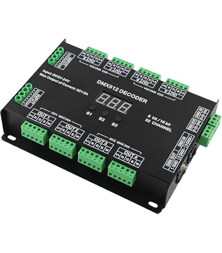 Amazon | ADJ Products DP-DMX20L DMX DIMMER PACK, 4CHL, 20AMP by