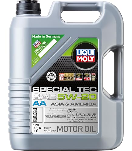 Amazon | Liquimoly 0W-20 Special Tec AA モーターオイル 5 L 2208