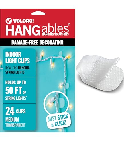 VELCRO Brand HANGables Removable Wall Fasteners – 8 Sets, Holds Up To 16.5 Lbs Per Set, Damage-Free, For Frames & Mirrors