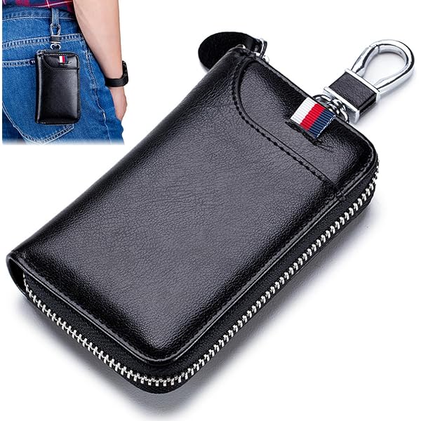 Amazon | [1DOT2] キーケース 本革 レザー 車 スマートキー ic カード  