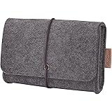 ProCase Felt Storage Case Bag Accessories Organizer for MacBook Laptop Mouse Power Adapter Cables Computer Electronics Cellph