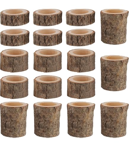 Something Different Handcrafted Wooden Curled Cat Tealight Holder With A Flower Shaped Tealight