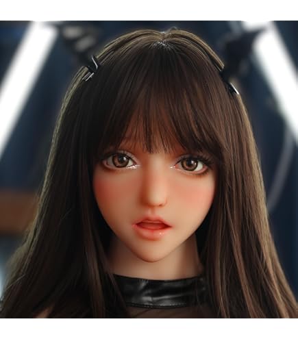 リアルドールヘッド　等身大ドール　ウイッグ付　リアルドール　マネキン　M16ネジ リアルドールヘッド 等身大ドール ウイッグ付 リアルドール