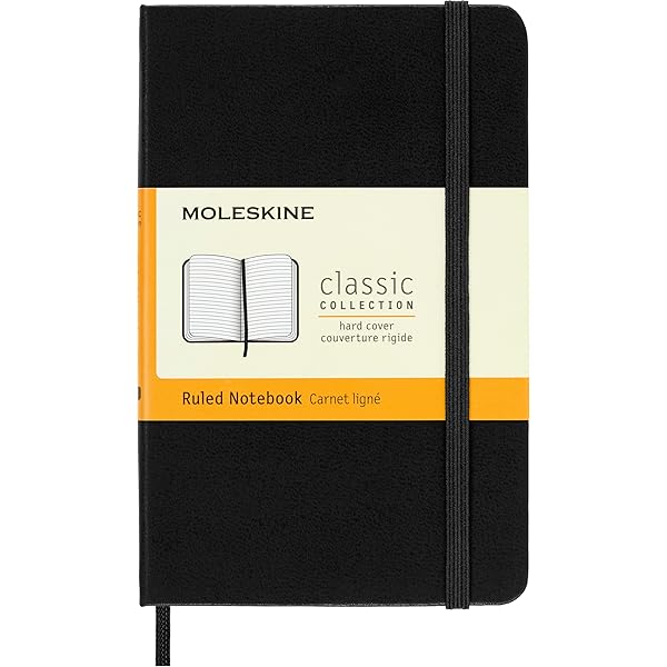 Amazon.co.jp: Moleskine Notebook, Medium, Ruled, Black, Hard Cover