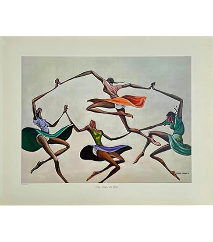 Amazon.co.jp: Singin' Sistahs print by Ernie Barnes 20 x 14 in. by