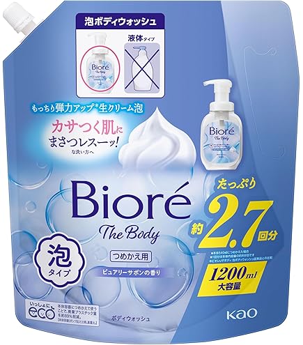 Amazon | 花王 ビオレu ザ ボディ 泡タイプ ピュアリーサボンの香り