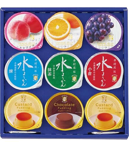 Amazon.co.jp: 井村屋 マイギフト MG-20（12個入） 【和菓子】【ゼリー
