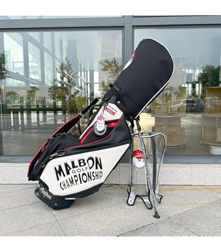 Malbon ゴルフスタンドバッグ 男女兼用 PU防水 超軽量モデル 美品⛳ Malbon ゴルフスタンドバッグ 男女兼用 PU防水仕様 超軽量モデル 美品