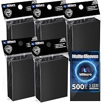 Amazon.co.jp: Mlikero カードスリーブ 500枚 マット仕様 トレカ