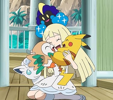 2023 春アニメ - 『ポケットモンスター サン＆ムーン』リーリエ,ロコン,モクロー,ピカチュウ