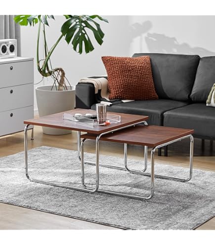 Amazon.co.jp: IKEA ストックホルム ネストオブテーブル 2個セット