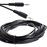 オーディオファン オーディオケーブル 3.5mm ステレオミニプラグ ブラック 10m 1本