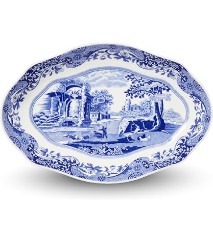 Amazon.co.jp: スポード (Spode) ブルーイタリアン プレート 23cm[並行