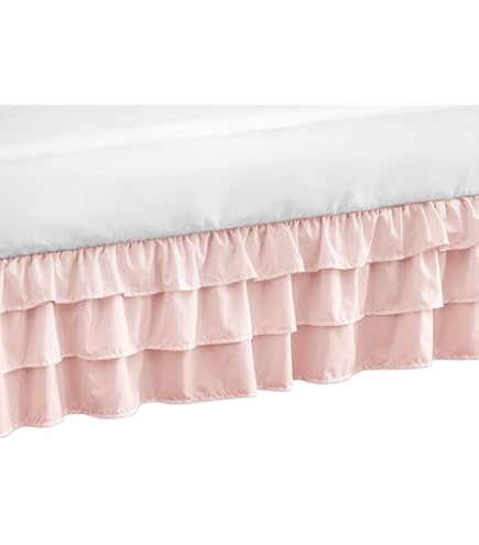 Macrame Dust Ruffle Boho Linen Blend Crib Dust Ruffle With Macrame Fringe Boho Taupe Crib ...
