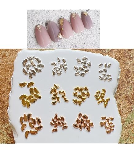 Amazon | ネイルパーツ スクエア パーツ ゴールド 30個 S 四角