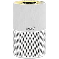 AROVEC Air Purifier H13 True HEPA Filter, Air Cleaner for Home, Bedroom, Removes 99.97% Airborne Contaminants, Germs, Smoke, 