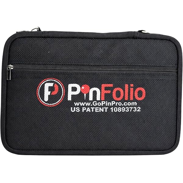PinFolio ピンフォリオ　ピンバッジ　収納ケース　赤×黒　ディズニー Amazon.co.jp: PinFolio® ショーピンディスプレイ収納ブック