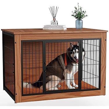 ハ*ー様 【美品】犬用ゲージ　ドッグゲージ　檻　ブラウン ハ*ー様 【美品】犬用ゲージ ドッグゲージ 檻 ブラウン FEANDREA