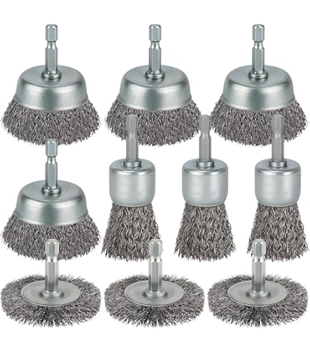 Foraineam 6 Pack Wire Wheel Brush For Angle Grinder, Curacao