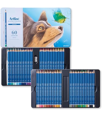 Amazon | シャチハタ Artline アートライン 水彩色鉛筆 LIBERIO 水彩筆