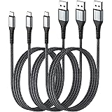 SUNGUY Micro USB ケーブル 1M 【3本組】QC3.0/2.0 最大18W急速充電 USB2.0高速データ転送 マイクロusbケーブル 高耐久性 ナイロン編み Galaxy S7 / Moto G5 Plus/Huawei P10 L