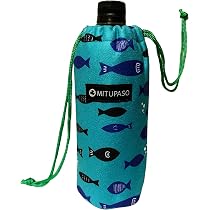 Amazon｜[MITUPASO] ペットボトルカバー グリーンオーシャン魚 余裕の