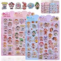 Amazon | 【4枚セット】3dシール 手帳用 可愛い 立体 Mocasa ぷっくり