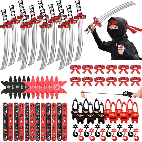 10 Pièces Bandeau Ninja pour Enfants Ninjas Bandeau de Fête Ninjas Bandeau pour Halloween Noël Fête Cosplay 10 Pièces Bandeau Ninja pour Enfants Ninjas Bandeau de Fête Ninjas Bandeau pour Halloween Noël Fête Cosplay