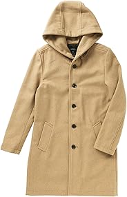 JIGGYS SHOP ステンカラーコート メンズ チェスターコート ロングコート ビジネス 厚手 秋冬 アウター ジャケット