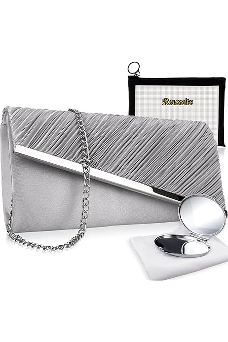 Amazon | [Reussite] パーティーバッグ 結婚式 大きめ 3way クラッチ  