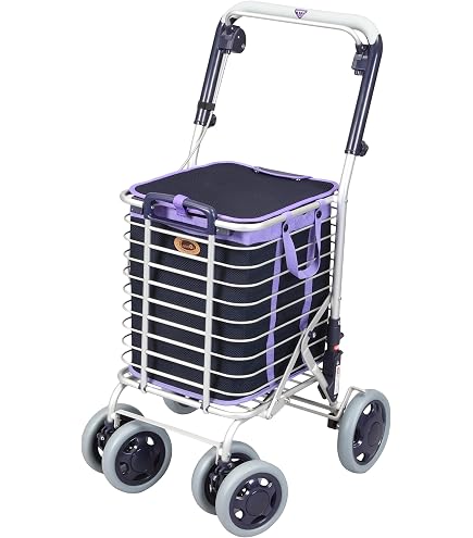 Amazon | ユーバ産業 シルバーカー アルミワイヤーカート ブレーキ付 