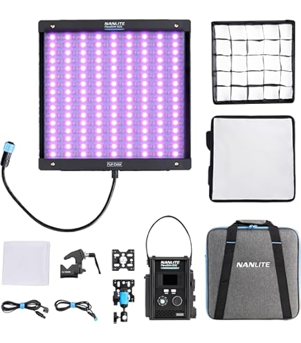 Amazon | NANLITE 900SA 撮影用ライト LEDスタジオライト パネルライト