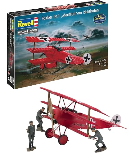 Amazon | モンモデル 1/32 ドイツ空軍 フォッカー Dr.1 戦闘機