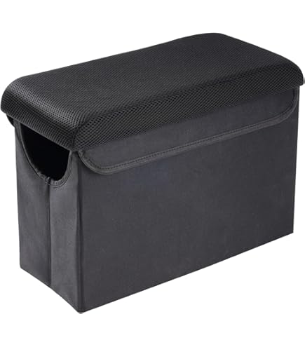 小物 KS SHOP Amazon | 小原産業 センターダスト ブラック | 車用ゴミ箱 | 車